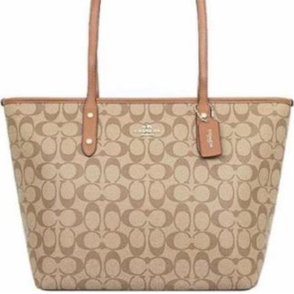 Coach City Ziptop Tote